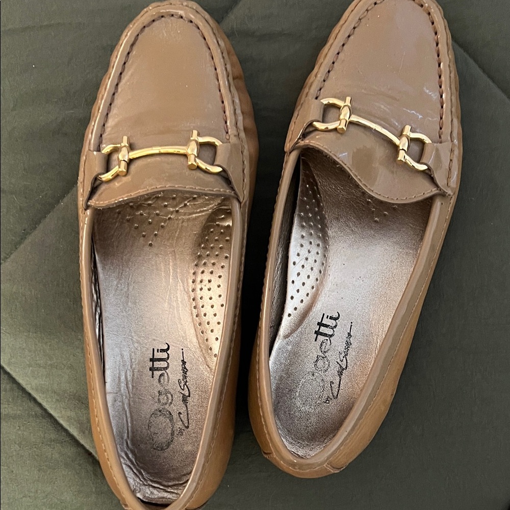Leather loafers